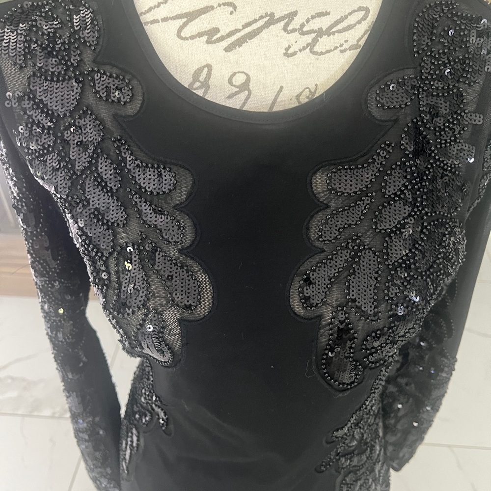 Express/Expression Elegant Black Dress - Picture 2 of 4